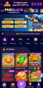 pkr slots game login