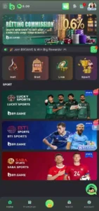 B9 Game interface and gaming section