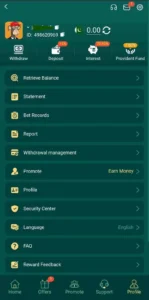 Screenshot of Naya24 Game showing daily login rewards and bonus offers