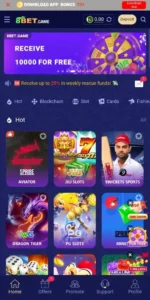 8bet game interface 
